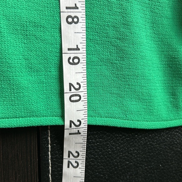 Sezane Abelia Blouse Green Faux Wrap Top Vneck Draped Shirt Long Sleeve 34 US XS - Picture 13 of 13